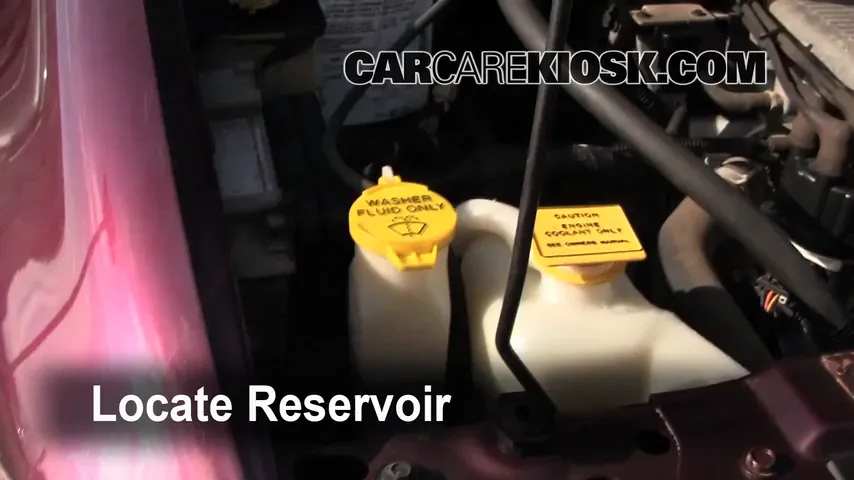 1999 Dodge Caravan 3.0L V6 Windshield Washer Fluid Add Fluid